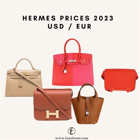 hermes bag price 2024